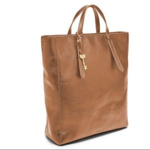 Fossil leather Camilla backpack purse